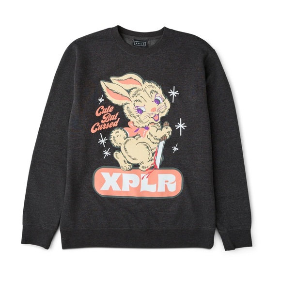 XPLR Sam and Colby Cute but Cursed crewneck sweatshirt size XXL - Picture 6 of 8